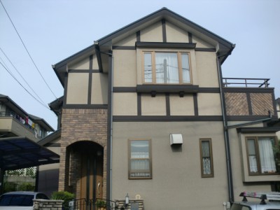 モルタル外壁のお宅