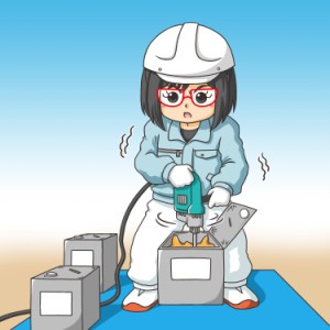 ウレタンの撹拌作業