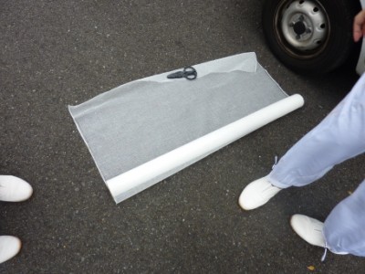 補強布のメッシュシート